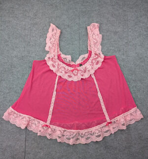 Victorias Secret Sheer Chemise Womens Large Sexy Little Thing Coquette Vintage